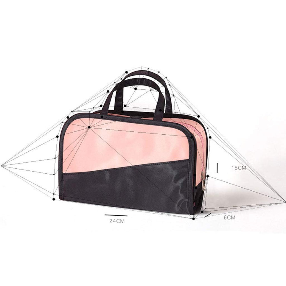 Cremallera Transparente Bolsas de Cosméticos de Viaje Mujeres Maquillaje Bolsas Organizador Lavado Baño Maquillaje Tote Bolsos