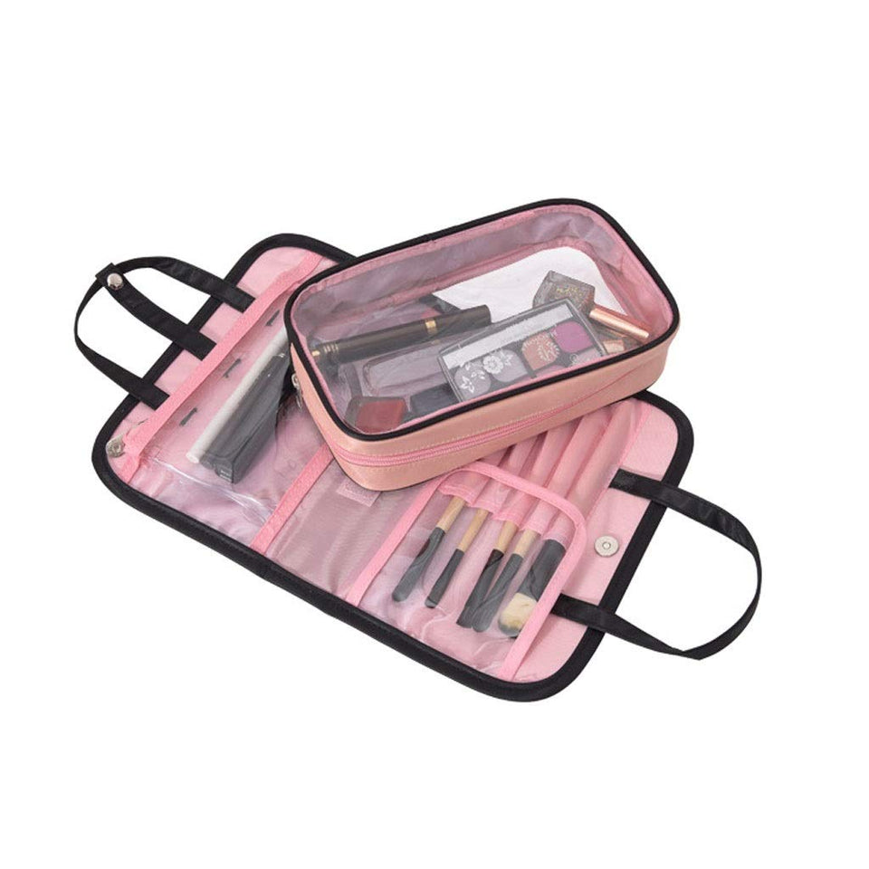 Cremallera Transparente Bolsas de Cosméticos de Viaje Mujeres Maquillaje Bolsas Organizador Lavado Baño Maquillaje Tote Bolsos