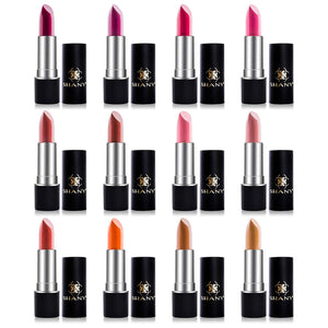 SHANY Slick & Shine Lipstick Set - Set of 12 Famous Colors