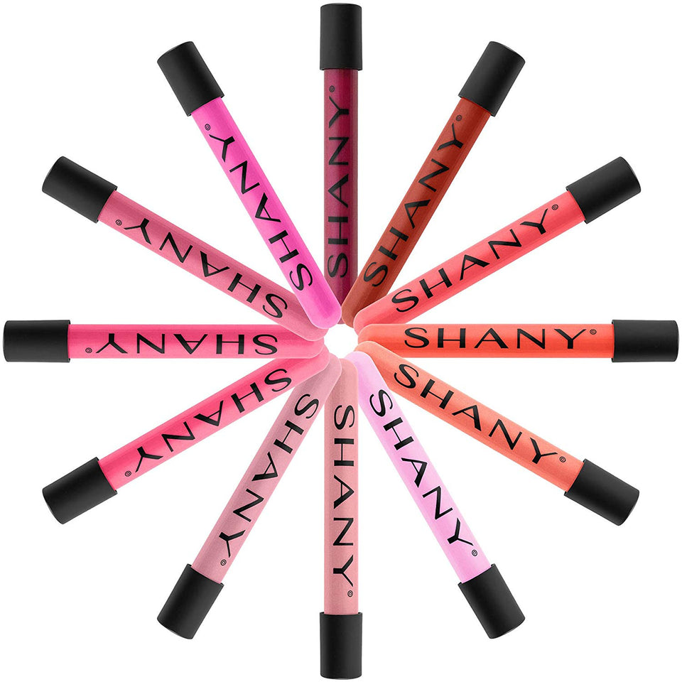 SHANY The Wanted Ones 12 Piece Lip Gloss Set with Aloe Vera and Vitamin E