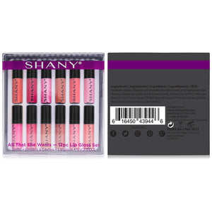 SHANY All That She Wants Lipgloss Set