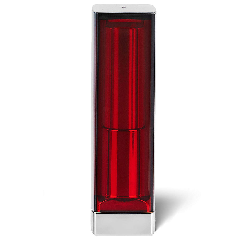 Maybelline New York Color Sensational Red Lipstick, Satin Lipstick, On Fire Red, 0.15 oz