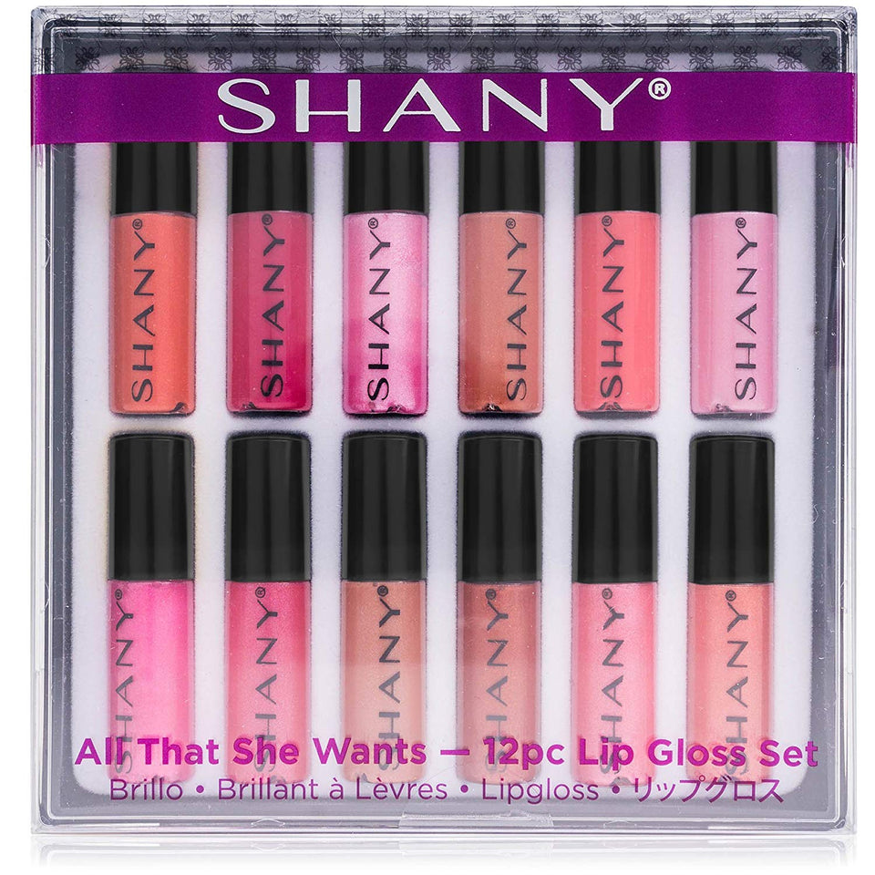 SHANY All That She Wants Lipgloss Set