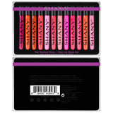 SHANY The Wanted Ones 12 Piece Lip Gloss Set with Aloe Vera and Vitamin E